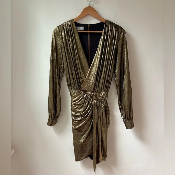 House of CB Gold Dress​ - Picture 7 of 14